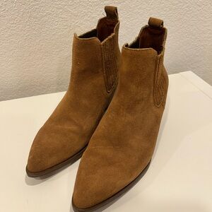 Portland Leather Patina Tan Suede Ankle Boots